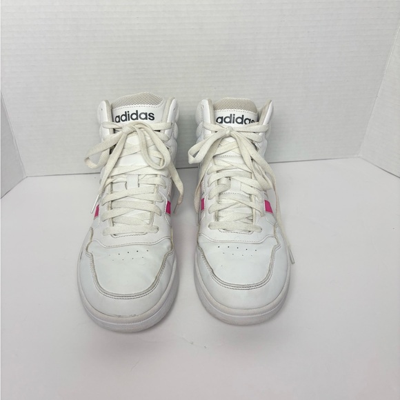 Adidas Hoops 3.0‎ Mid Classic World Friends Sneaker High Top Shoes Womens Sz 8.5 - Picture 5 of 8